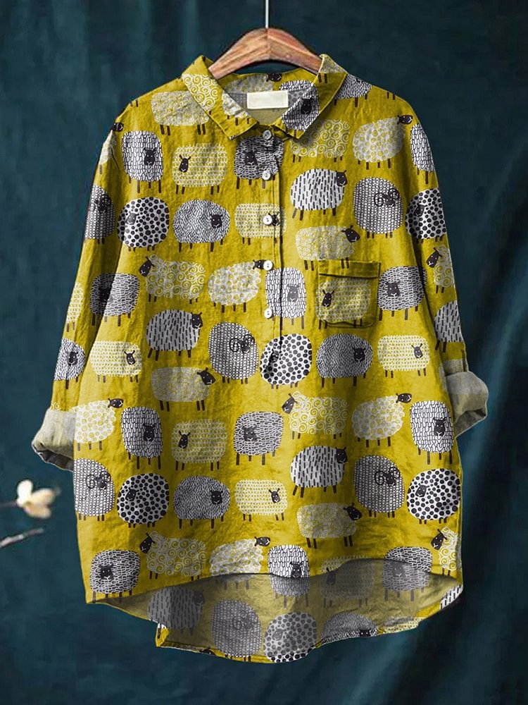 Vintage Fashion Jersey - Vintage Lovely Sheep Art Pattern 3D