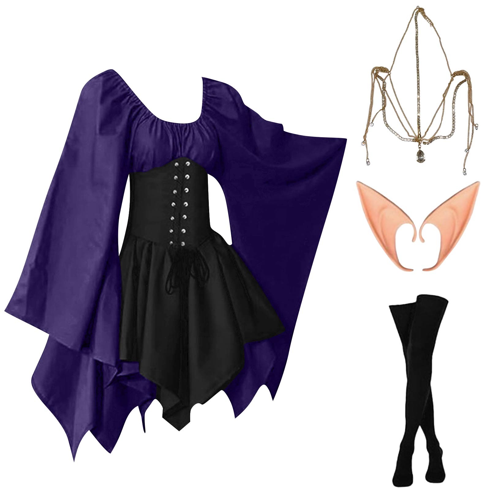 Halloween Cosplay Palace Victo - Vintage Fashion Dresses ulasan dan harga
