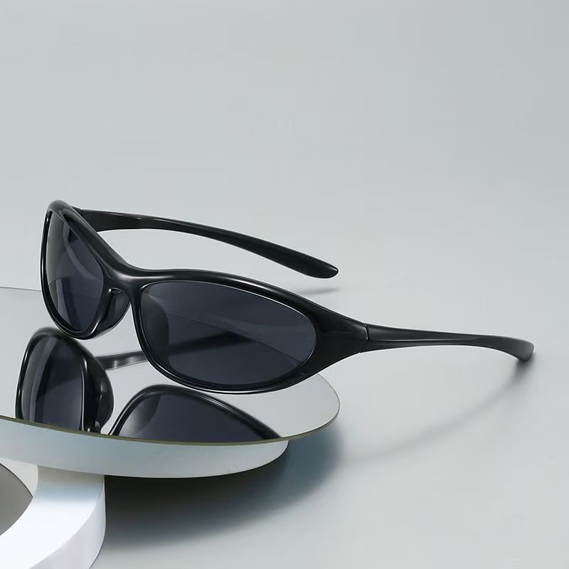 Y2K Punk Sports Sunglasses for - Vintage Fashion Enthusiasts ulasan dan harga