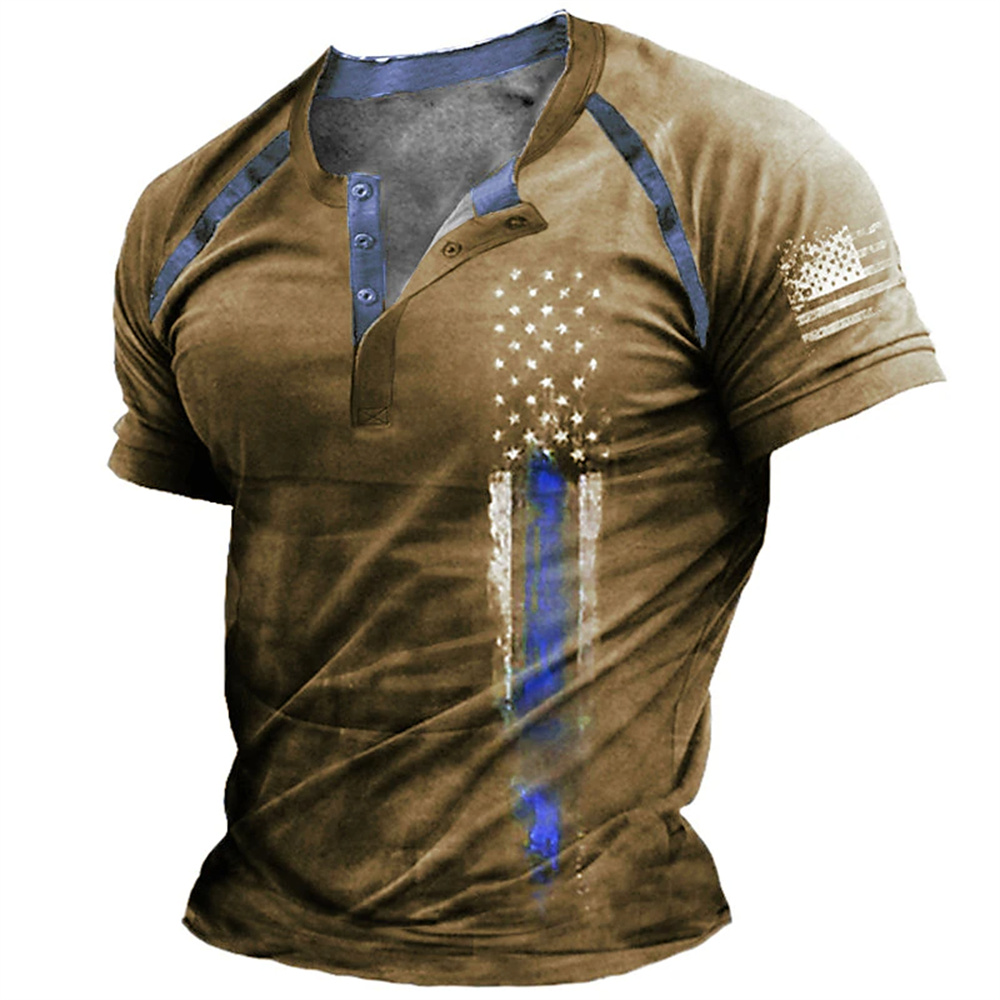 Funny 3D American Flag Print M - Vintage Fashion Enthusiasts ulasan dan harga