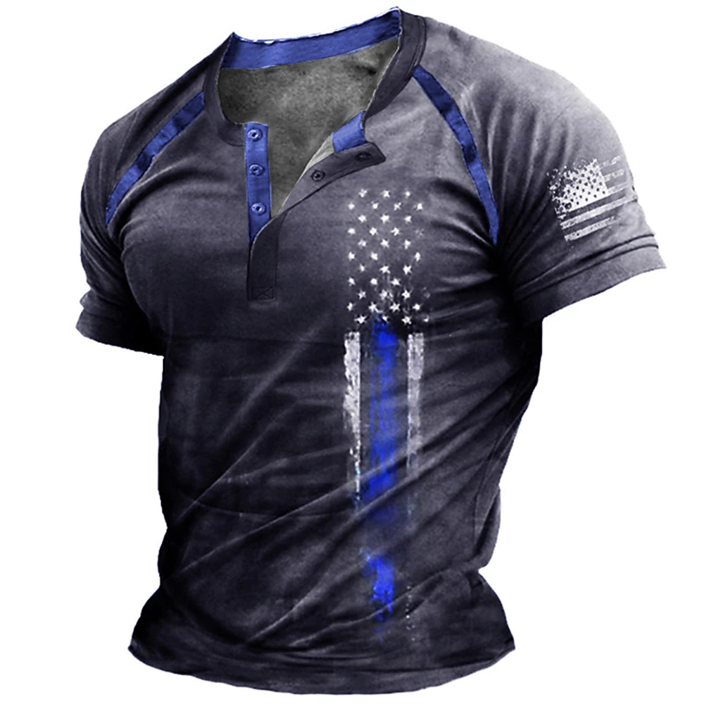 Funny 3D American Flag Print M - Vintage Fashion Enthusiasts ulasan dan harga
