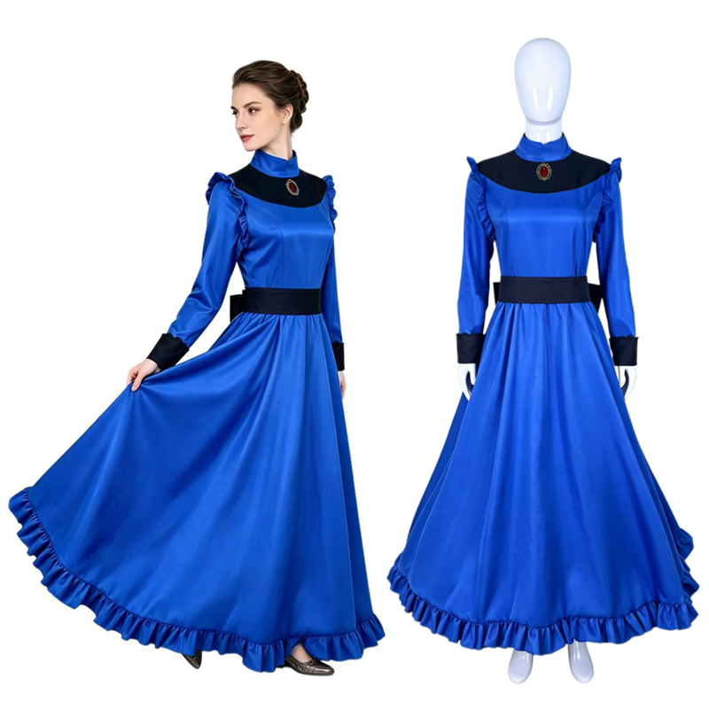 Anime Yubaba Cosplay Costume F - Vintage Fashion Dresses ulasan dan harga